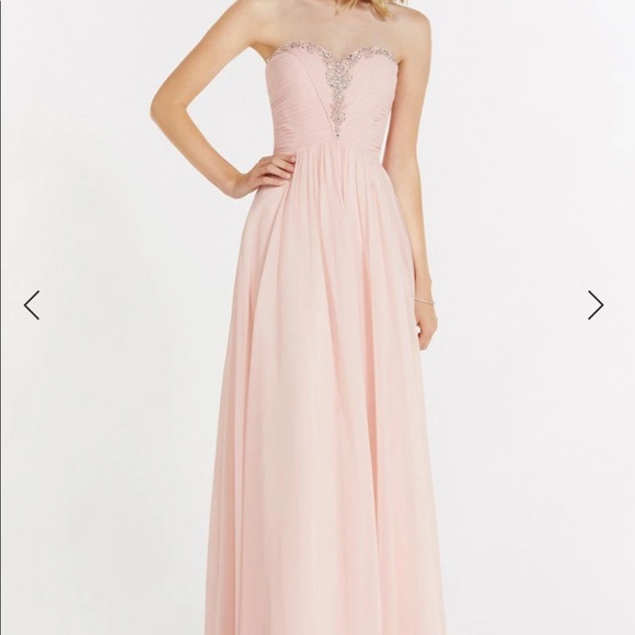 Alyce Paris Dresses & Skirts - Long Chiffon Prom Dress With Ruched Bodice